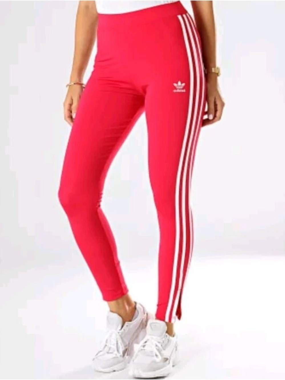 adidas Originals Bellista Tricot Leggings Magenta - Picture 9 of 11